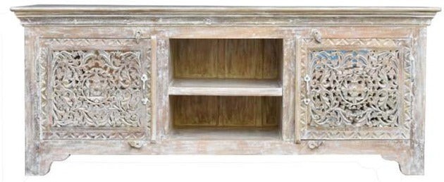 Scott Wooden Hand Carved TV Cabinet