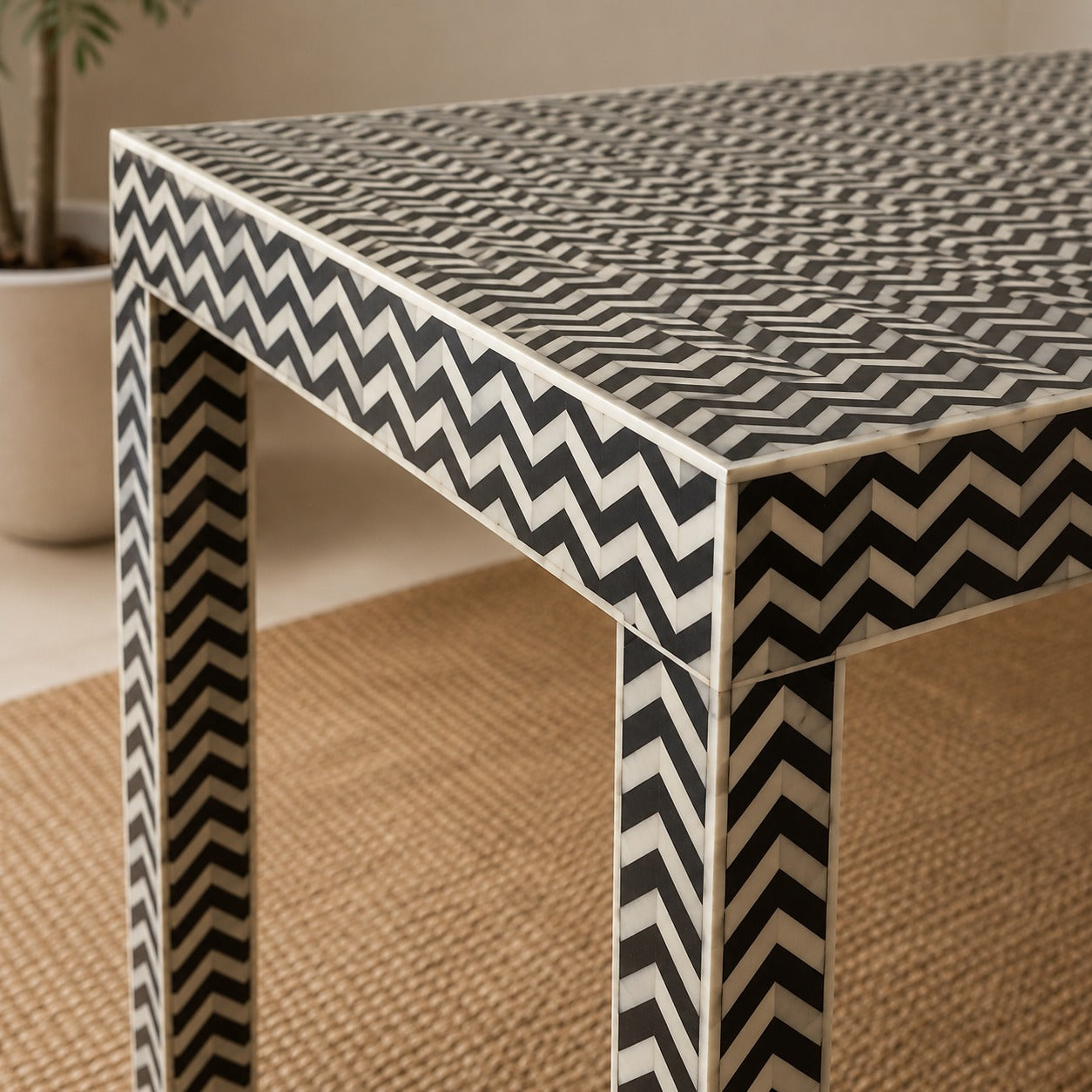 Aliza Bone Inlay Dining Table