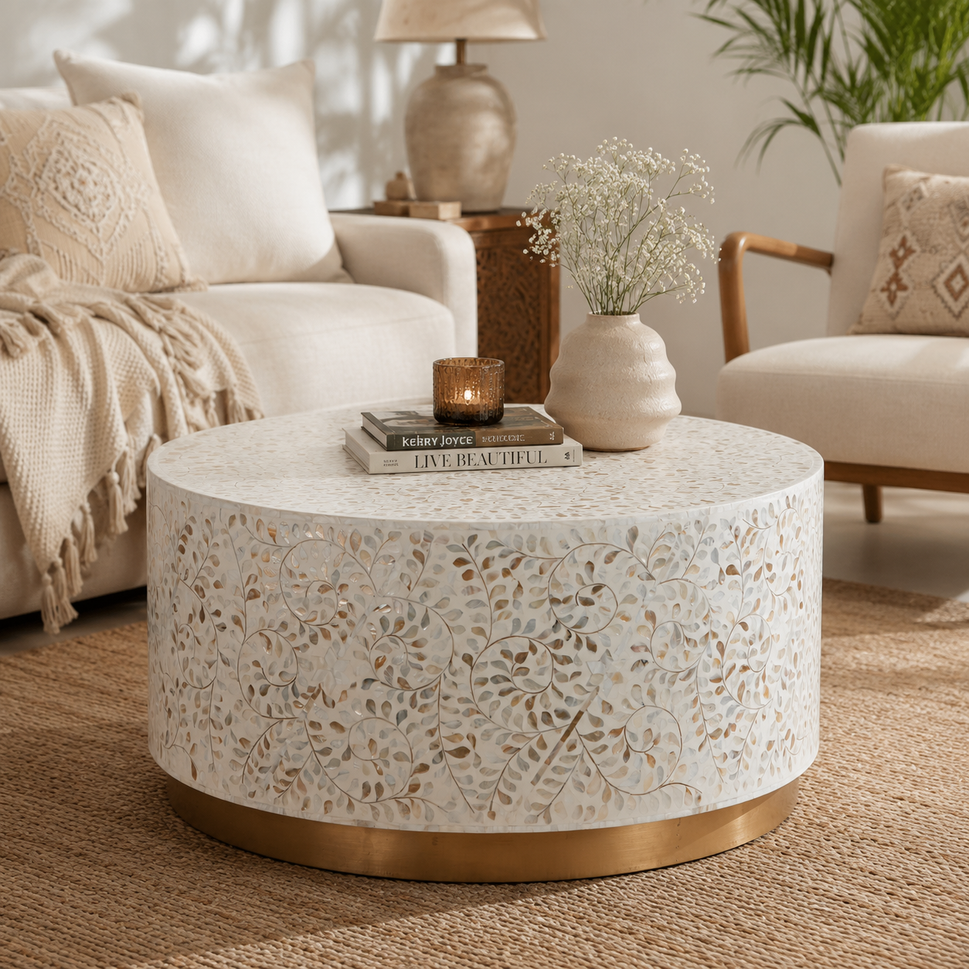 Daylan Mother of Pearl Coffee Table