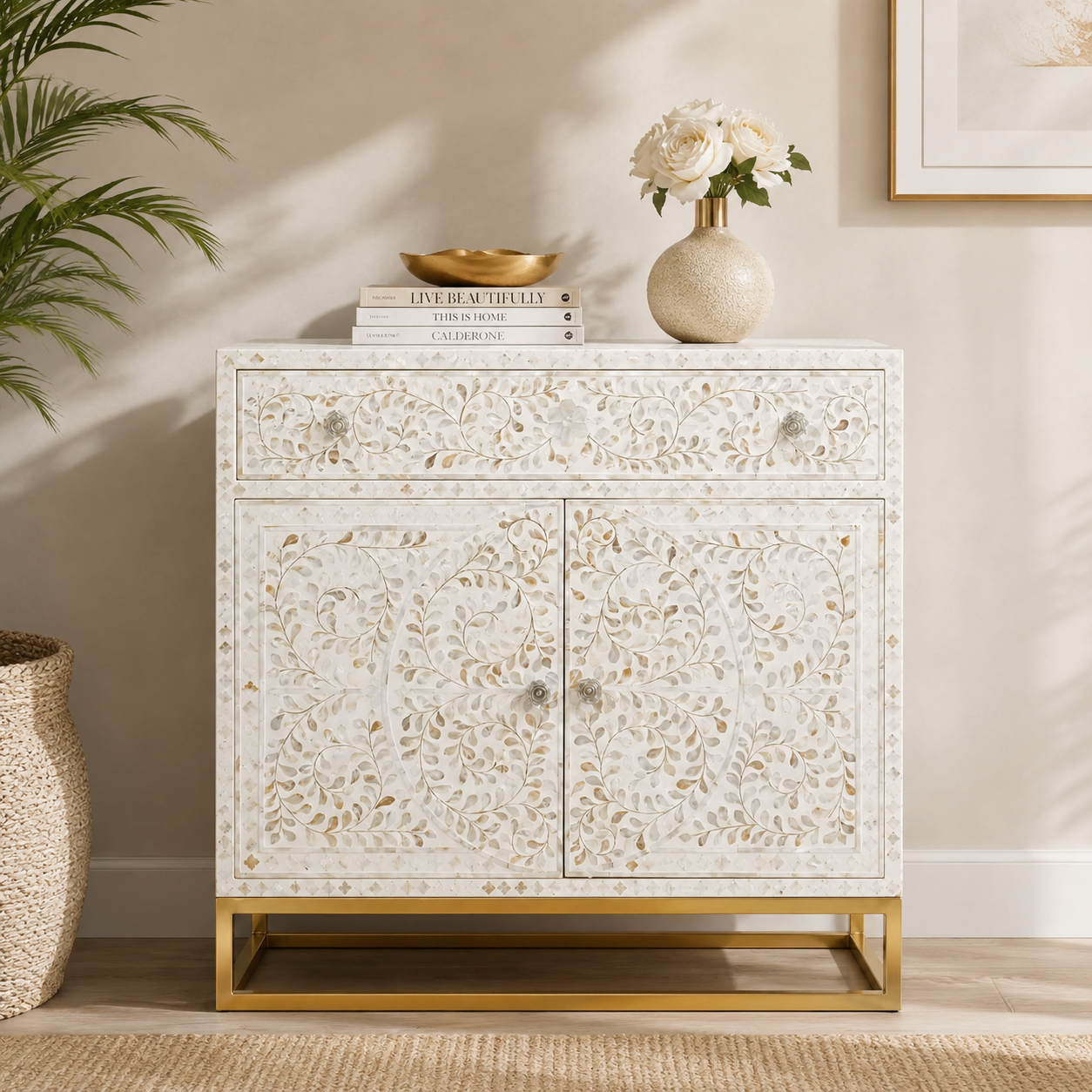 Henry Mother of Pearl Inlay Chest