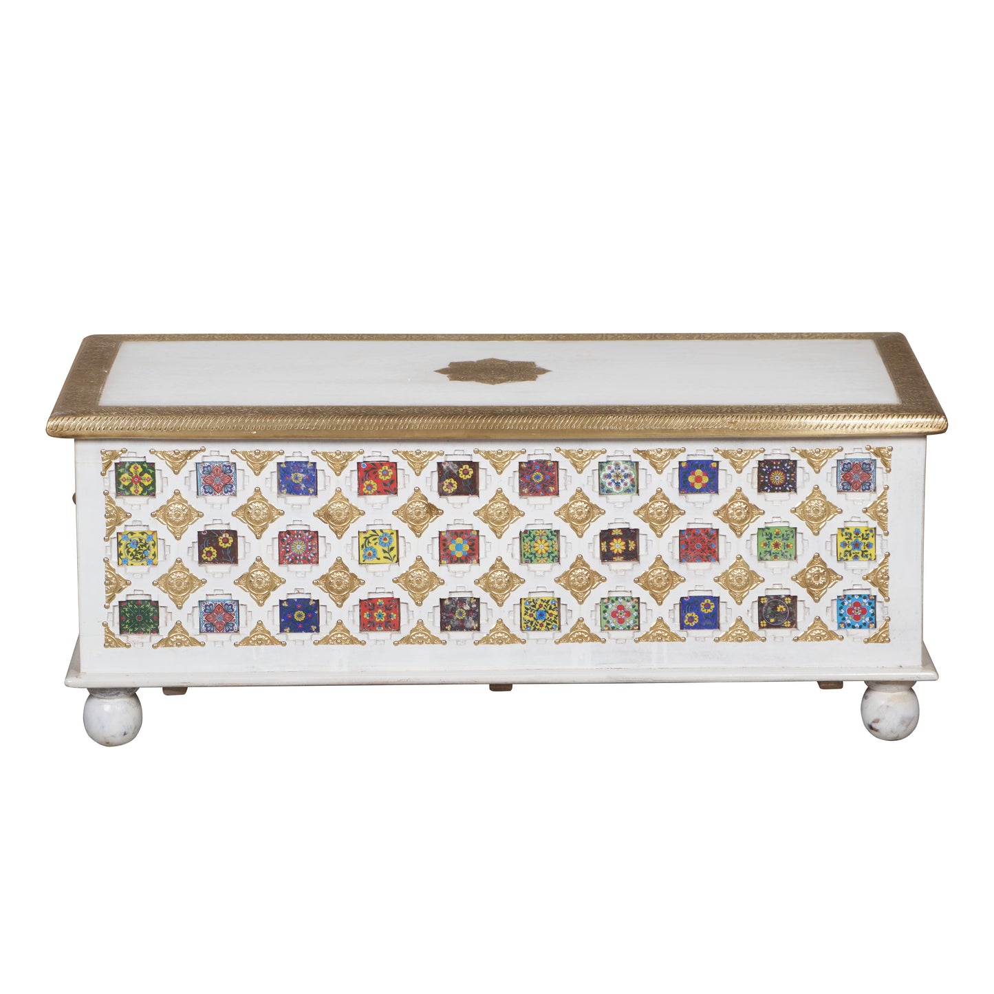 Zaynee Brass & Tile Heritage Trunk