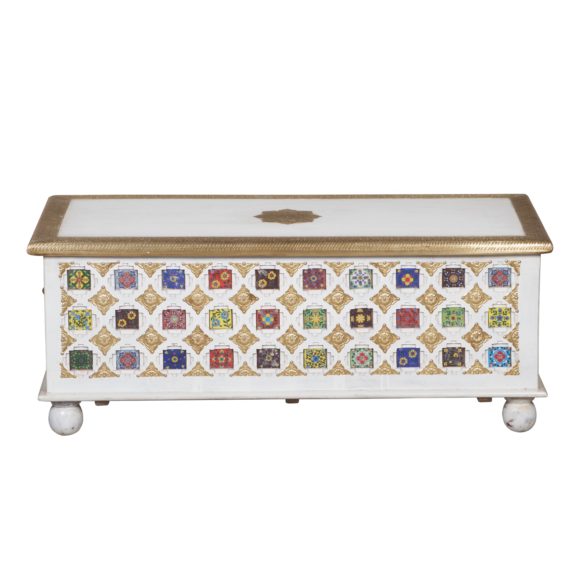 Zaynee Brass & Tile Heritage Trunk