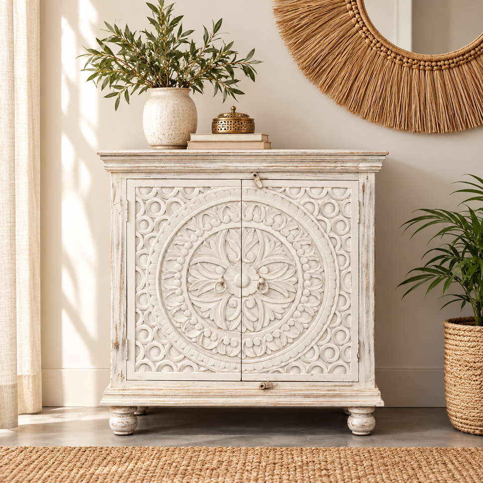 Shior Carved Wooden Chest