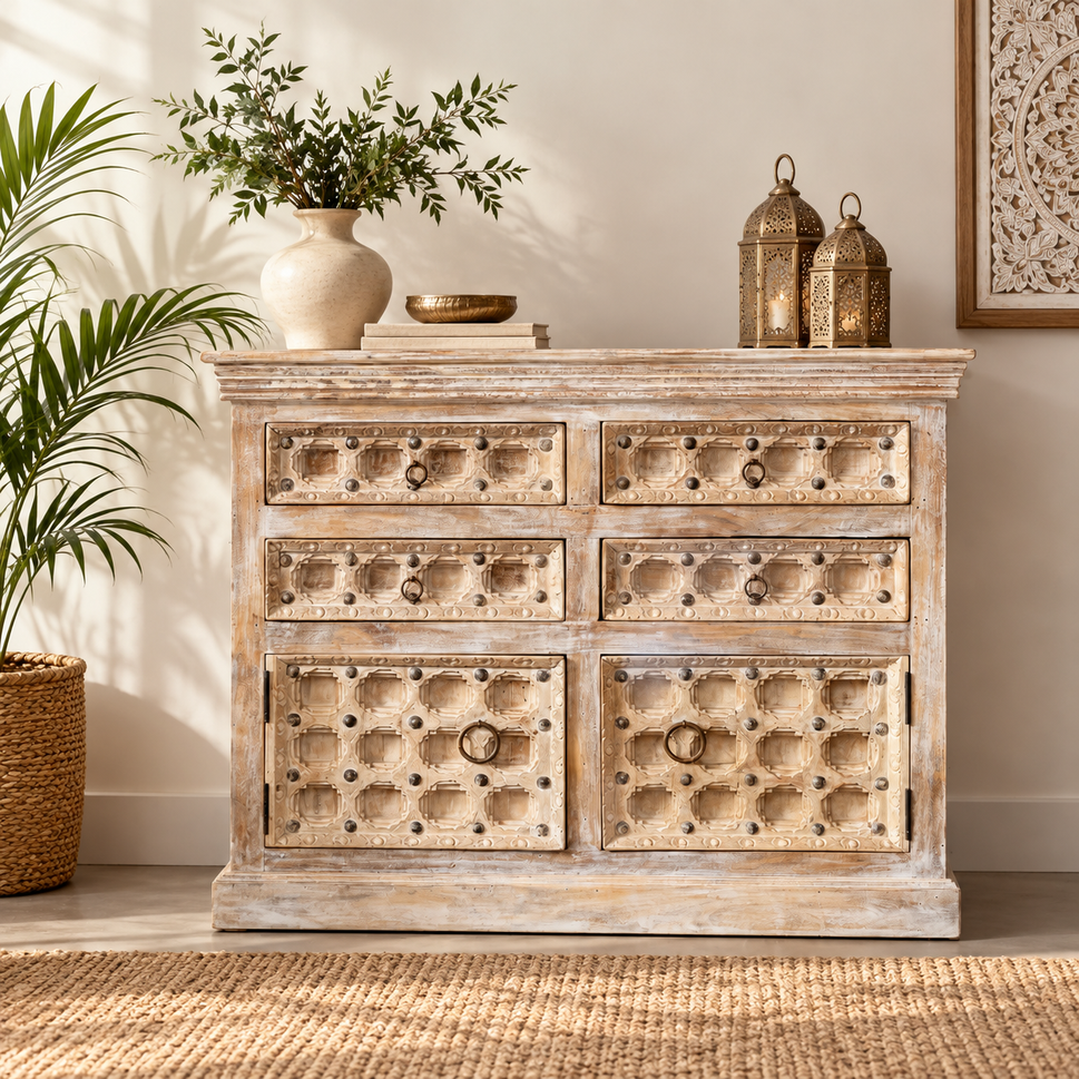 Orian Wooden Chest of Drawer
