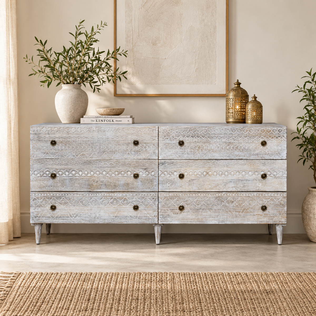 Cuba Hand Carved Chest