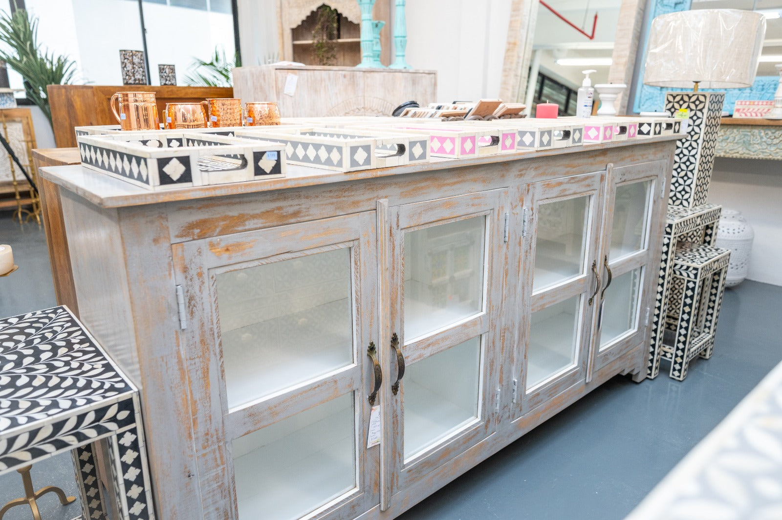 Bill Hand Carved Wooden Buffet