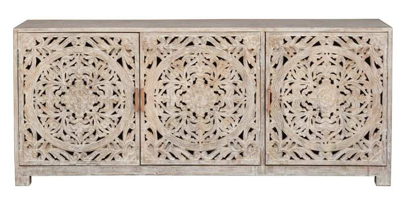 Joey Wooden Carved TV Cabinet