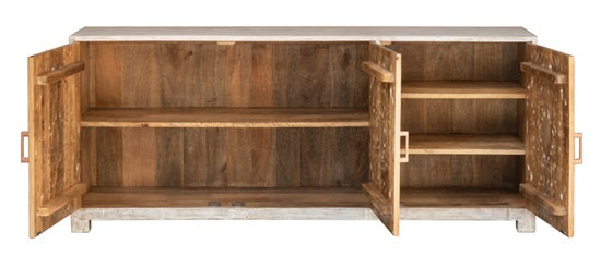 Joey Wooden Carved TV Cabinet