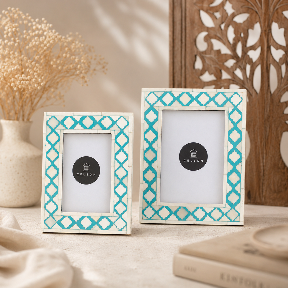 Liza Bone Inlay Photo Frame