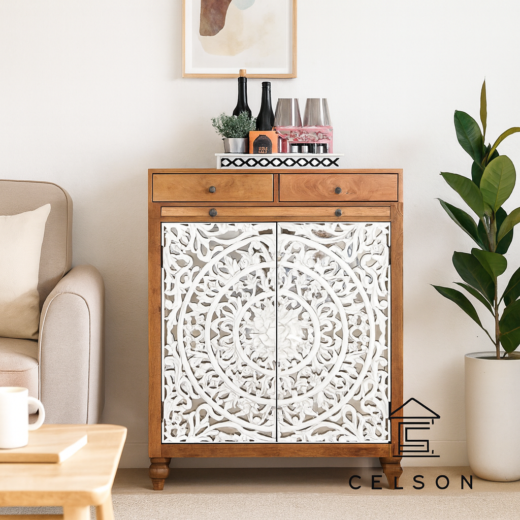 Rory Wooden Bar Cabinet