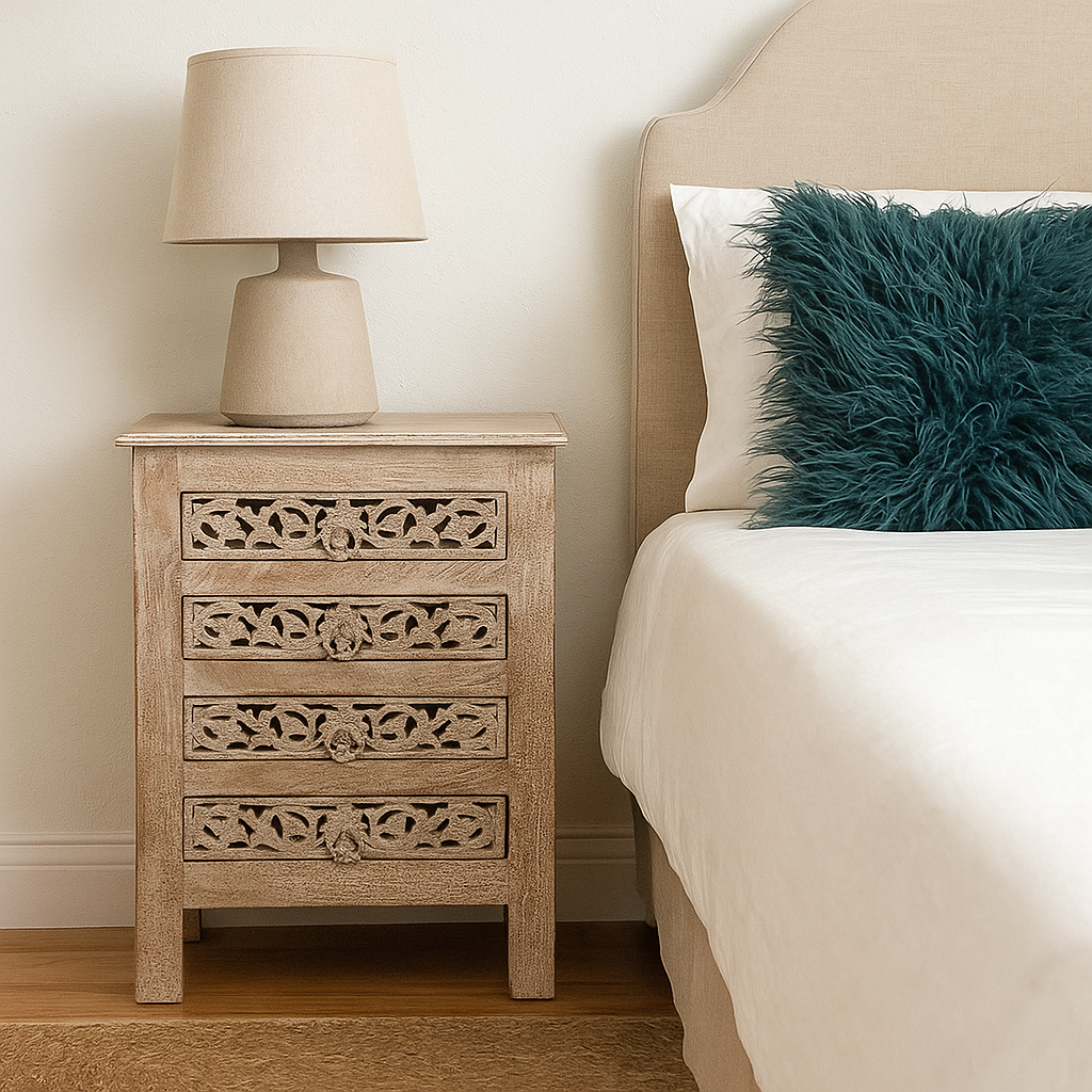 Kenna Jose Wooden Bedside