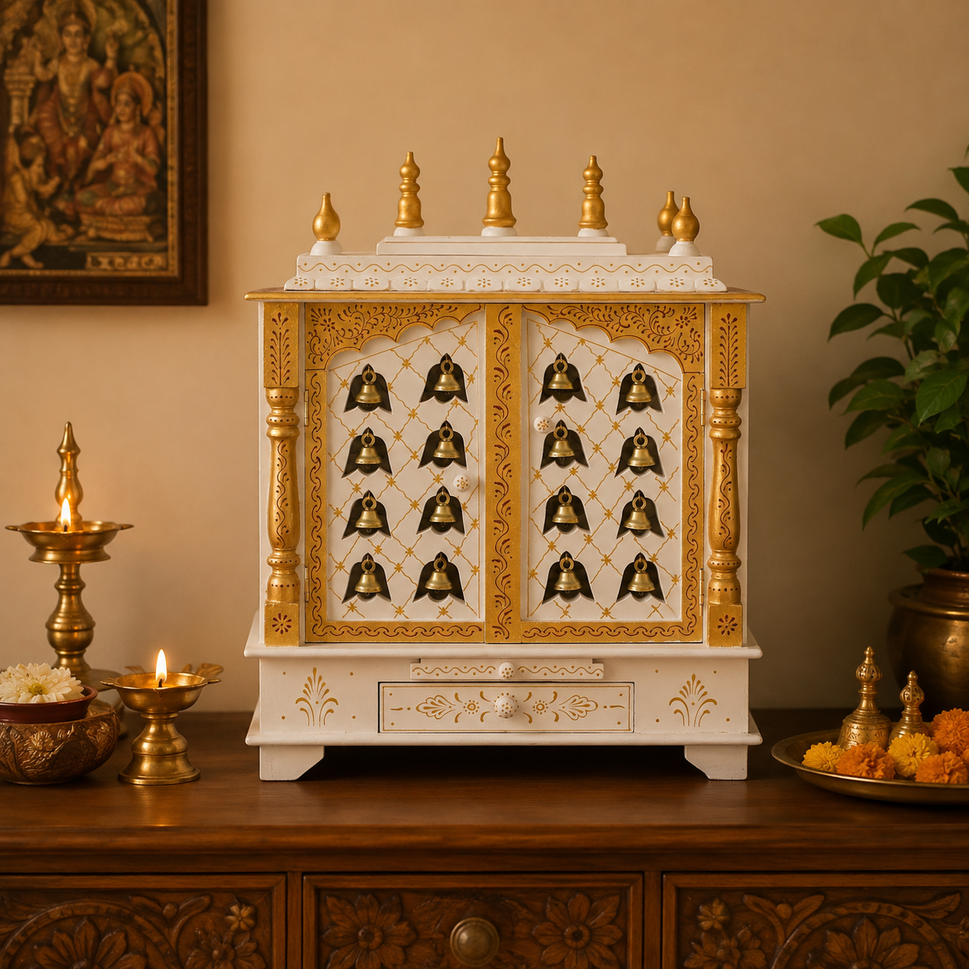 Ridhi Wooden Carved Mandir