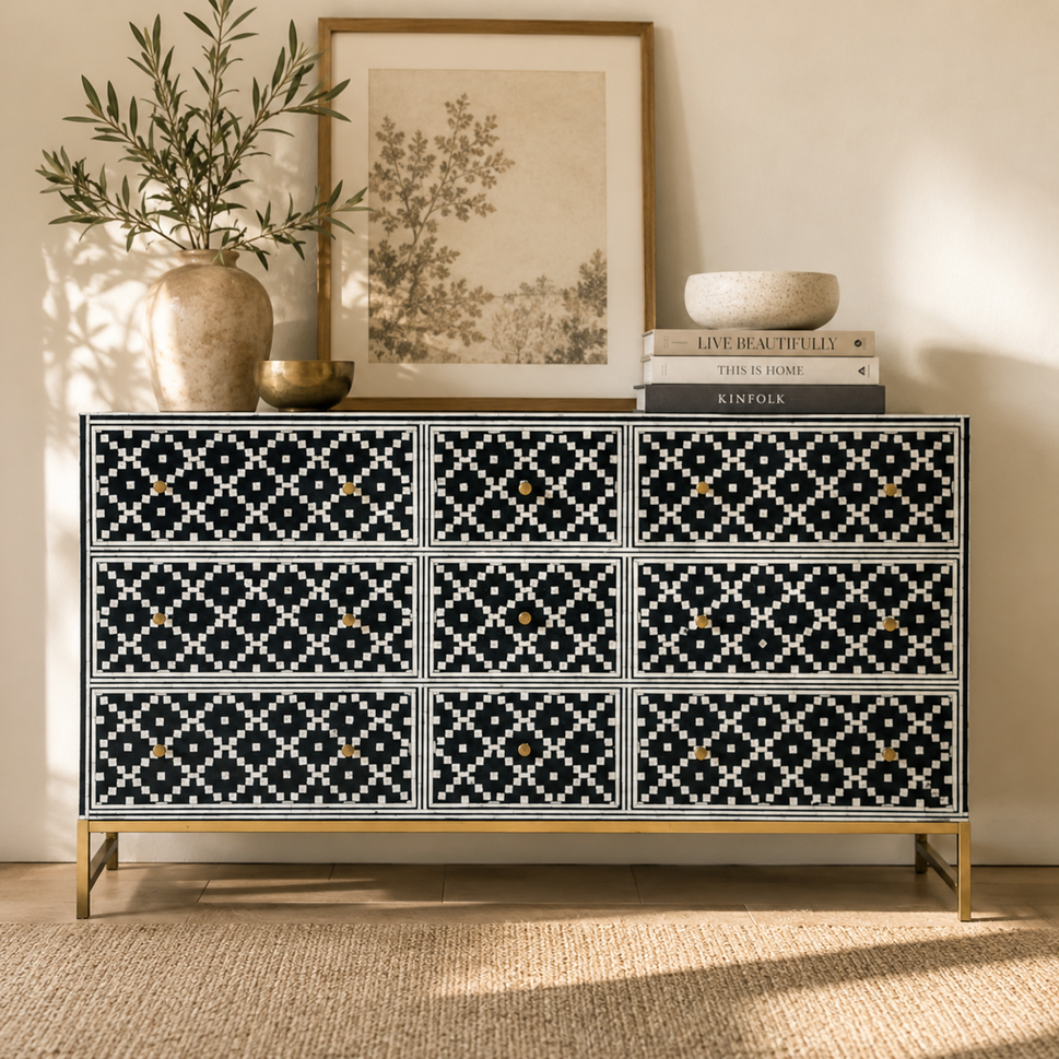 Kayla Bone Inlay Dresser