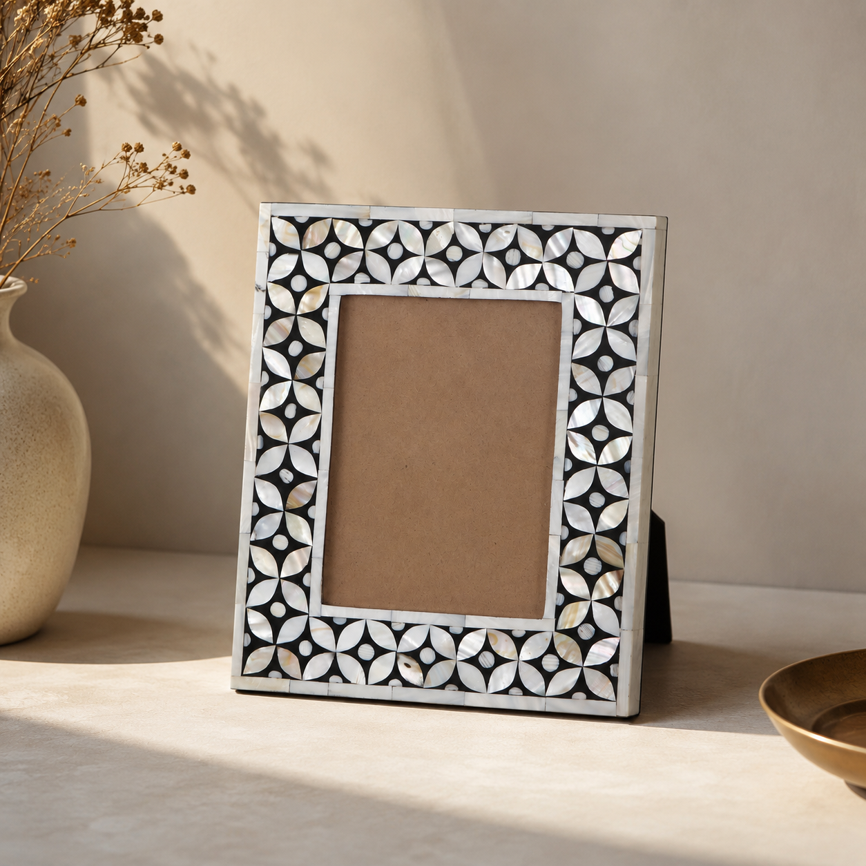 Tildan Mother of Pearl Inlay Photo Frame