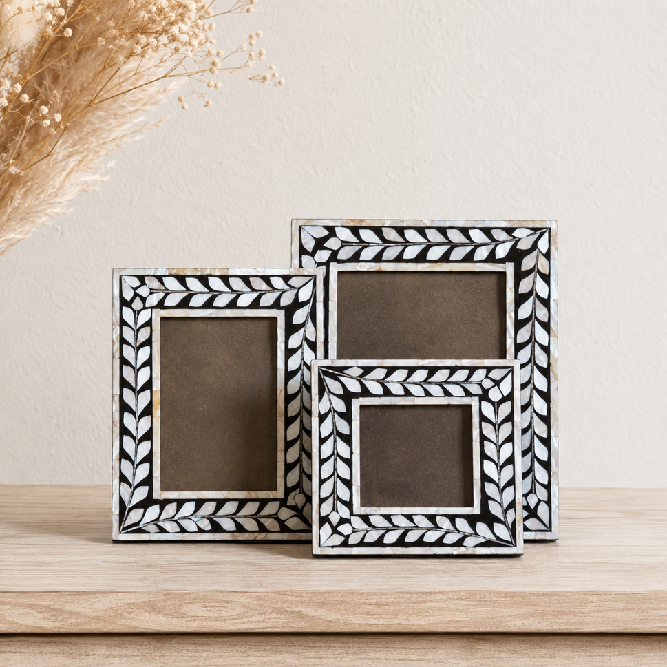 Simmone Mother of Pearl Inlay Photo Frame