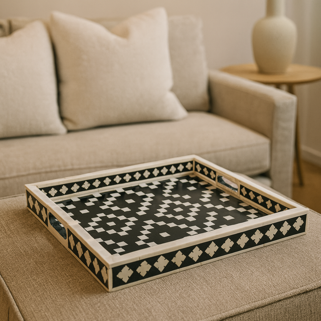 Sina Bone Inlay Tray