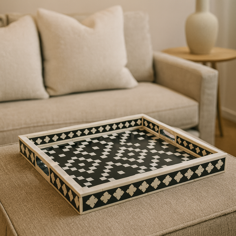 Sina Bone Inlay Tray