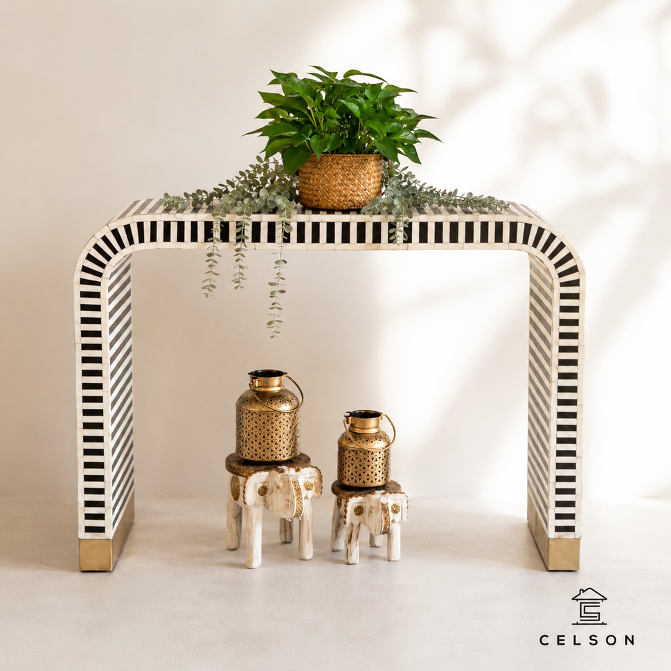 Mehar Bone Inlay Console Table