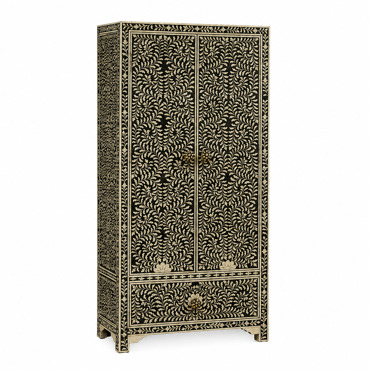 August Bone Inlay Almirah
