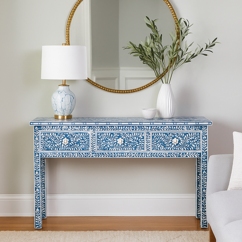 Garima Bone Inlay Console Table