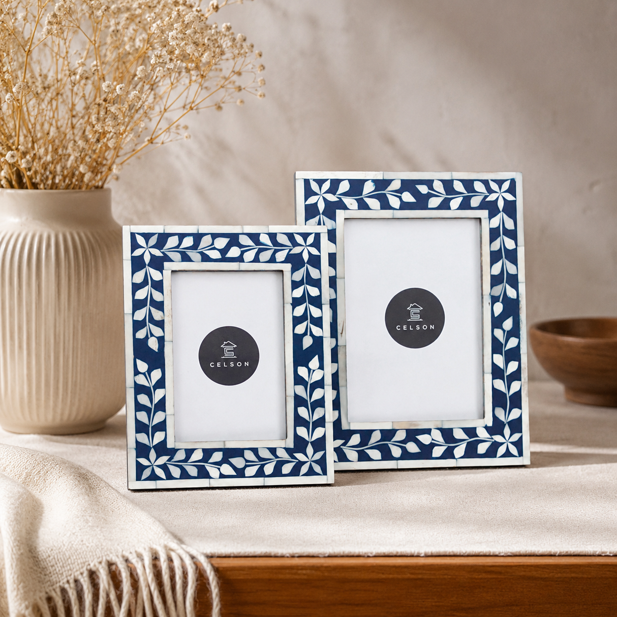 Andie Bone Inlay Photo Frame