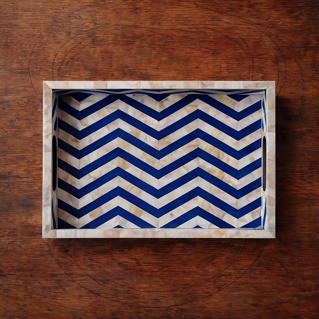 Edison Mother of Pearl Inlay Tray