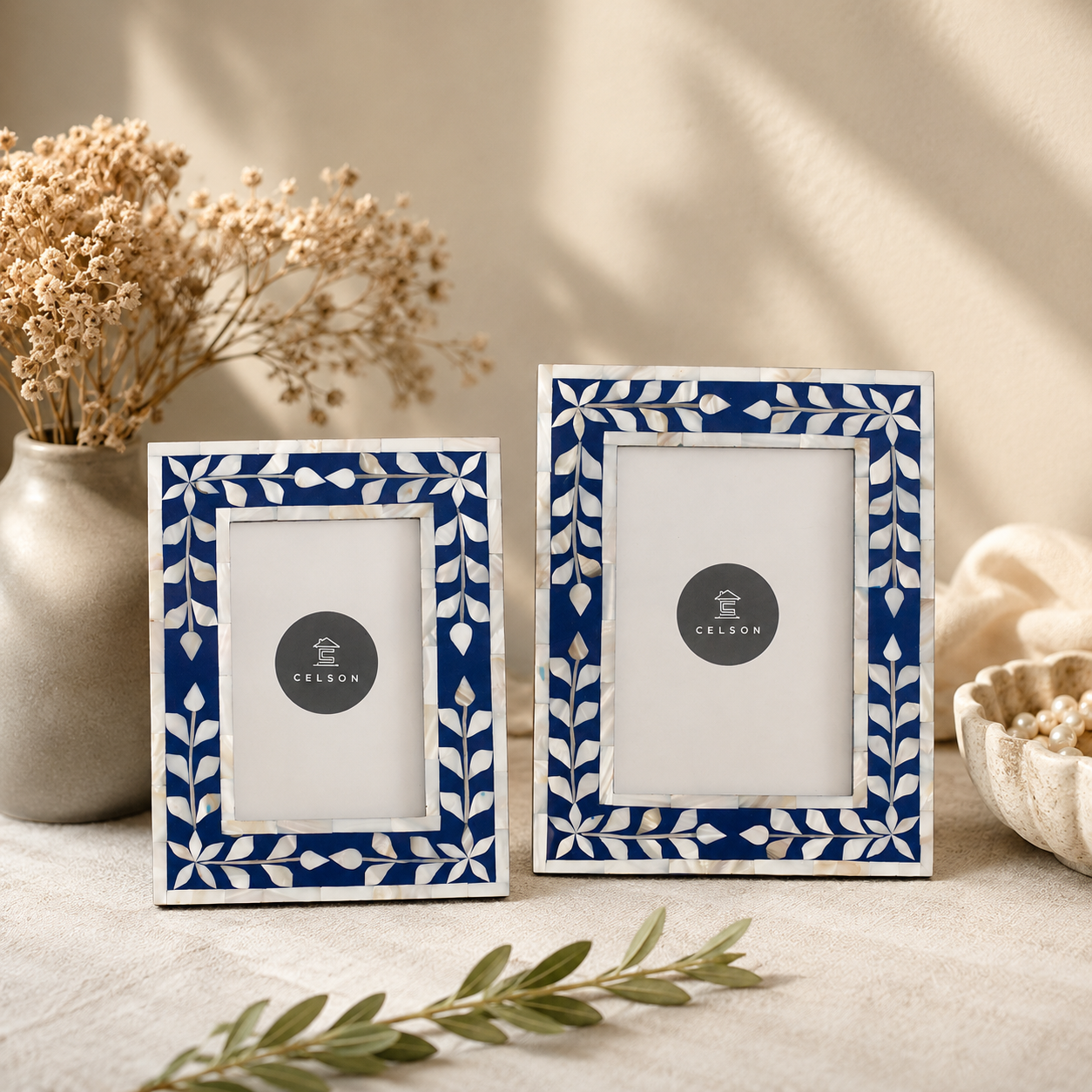 Dino Mother of Pearl Inlay Photo Frame