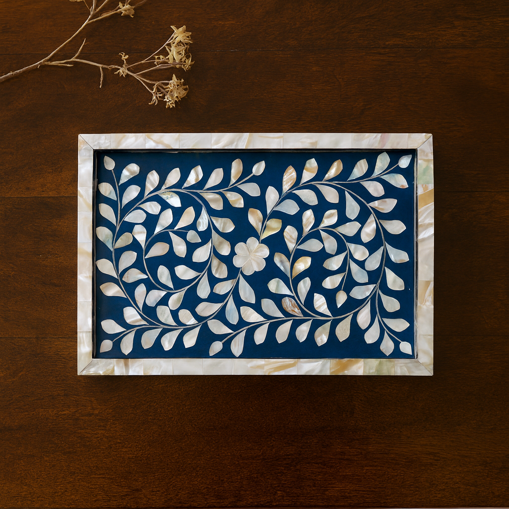 Ember Mother of Pearl Inlay Tray