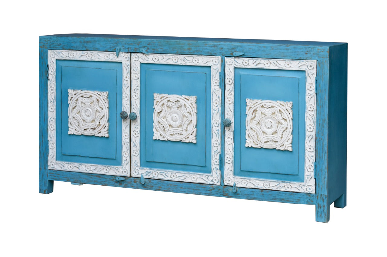 Hari Hand Carved Wooden Sideboard