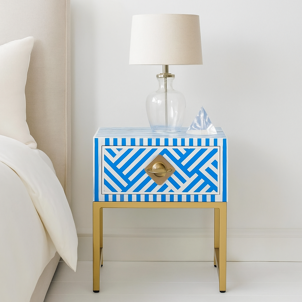 Grace Bone Inlay Bedside