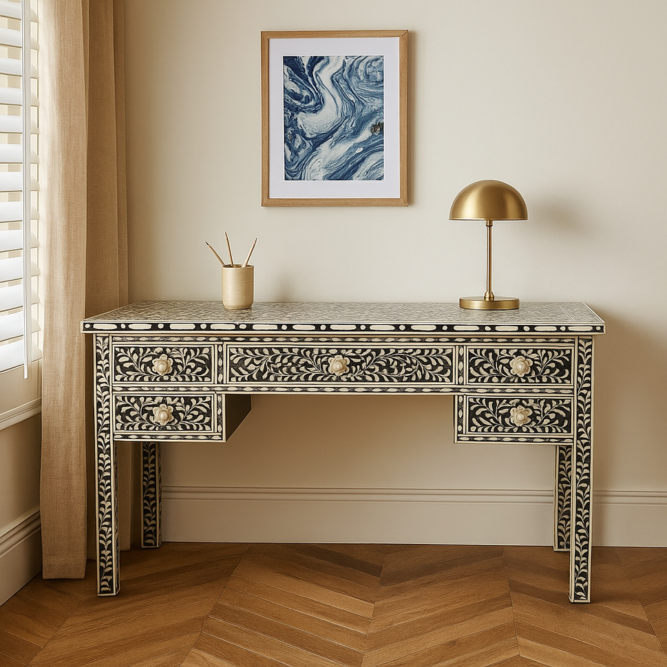 Joey Bone Inlay Work Desk