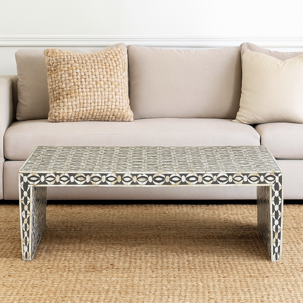 Judie Bone Inlay Coffee Table