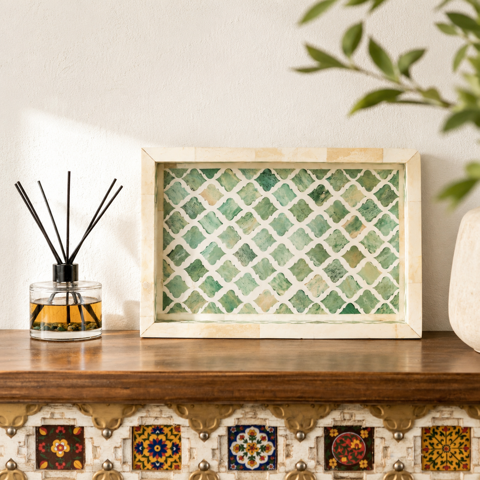 Hailey Bone Inlay Tray