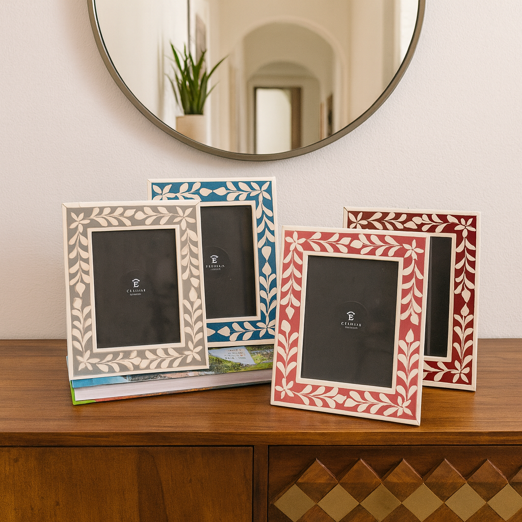 Riva Bone Inlay Photo Frame