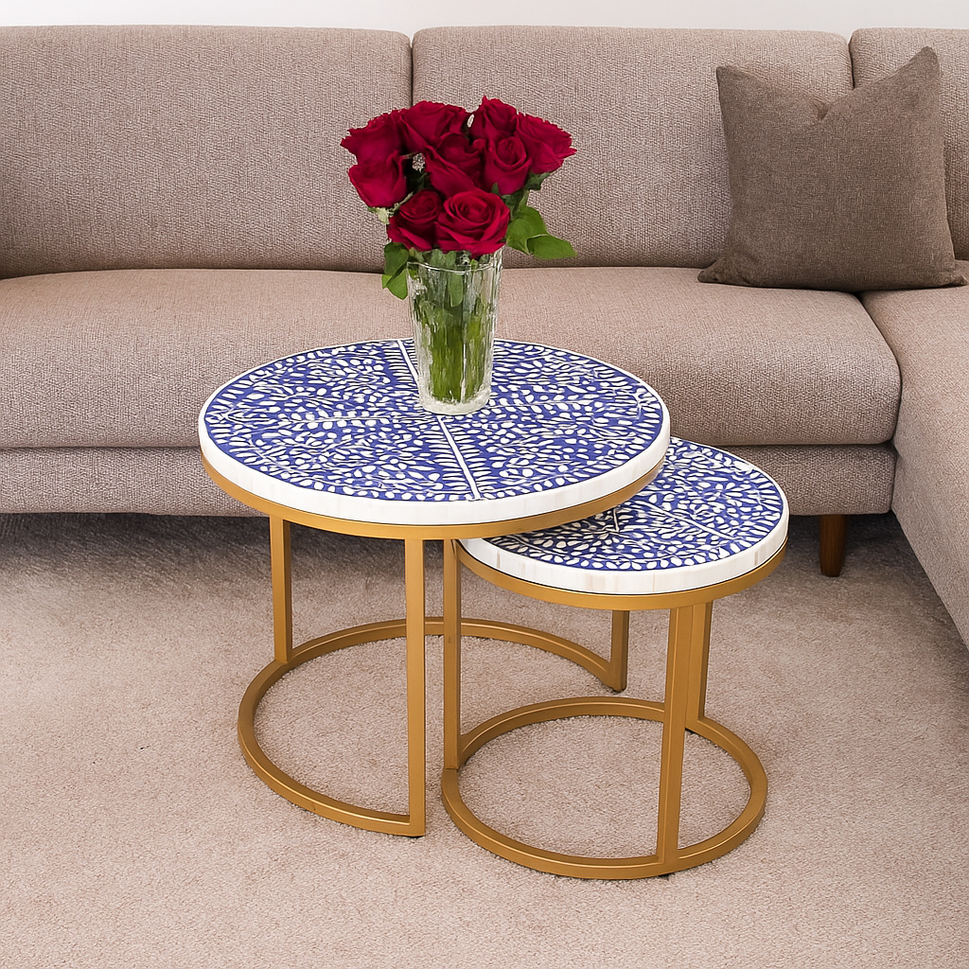 Nakul MOP Inlay Coffee Table