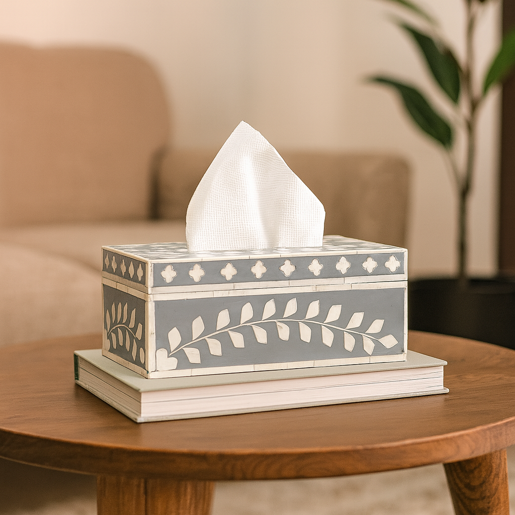 Isla Bone Inlay Tissue Box