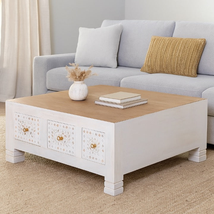 Gauri Mother of Pearl Inlay Coffee Table