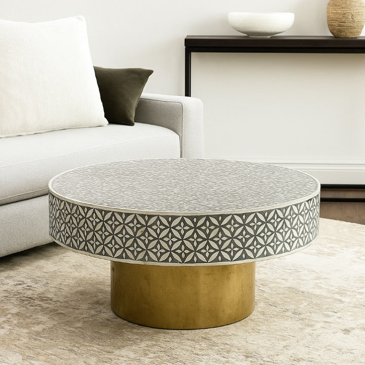 Shan Bone Inlay Coffee Table