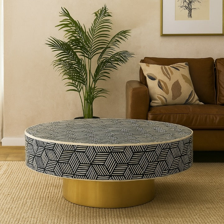 Griffin Bone Inlay Coffee Table