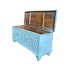 Switch Pike Carved Wooden Storage Trunk 3 image