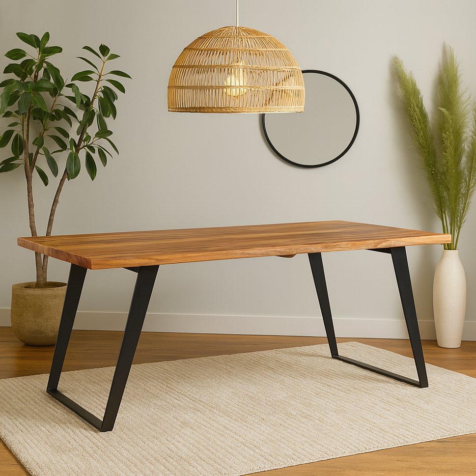 Belli Hand Carved Wooden Dining Table