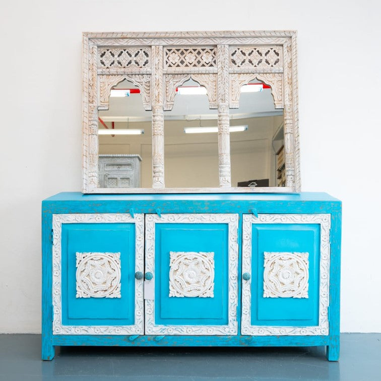 Hari Hand Carved Wooden Sideboard