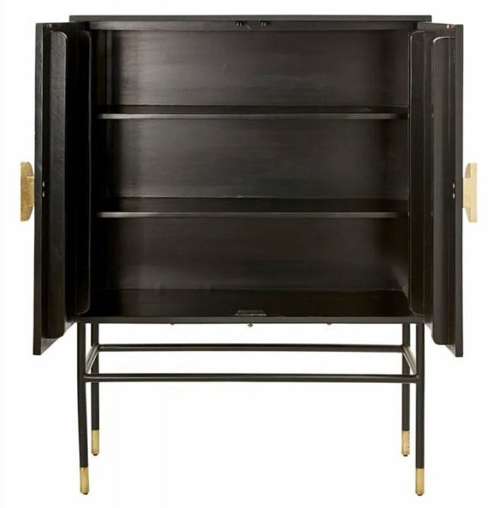 Kiara Bone Inlay Bar Cabinet