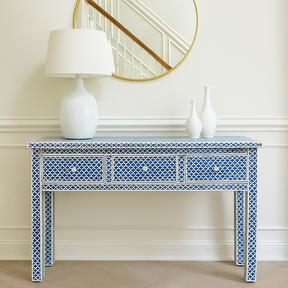 Tracy Bone Inlay Console Table