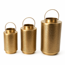 Switch Ruby Gold  Brass Finish Lantern Set of 3 2 image