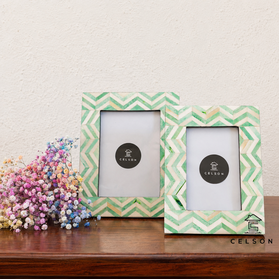 Freya Bone Inlay Photo Frame