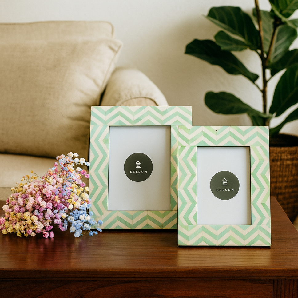 Freya Bone Inlay Photo Frame