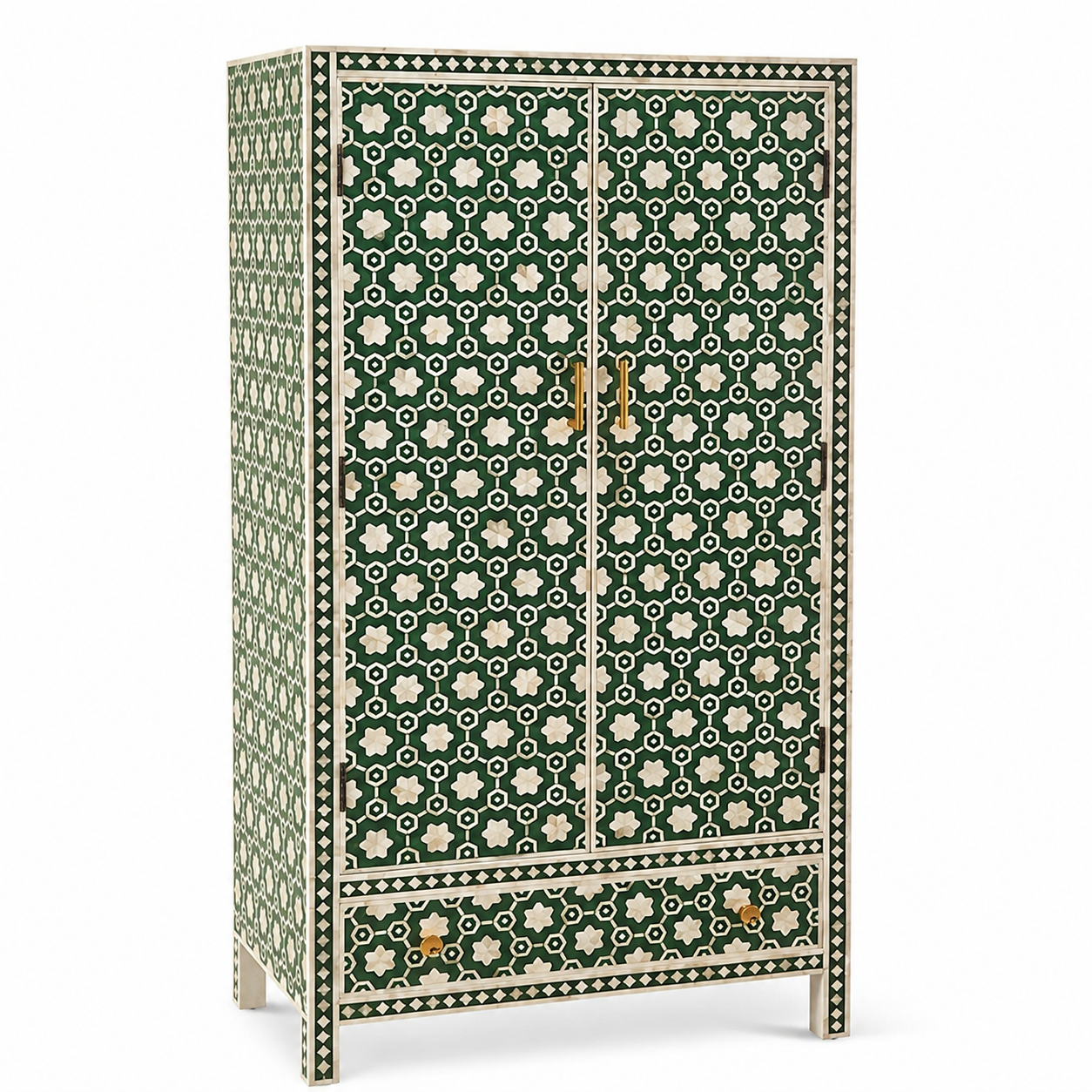 Jace Bone Inlay Almirah