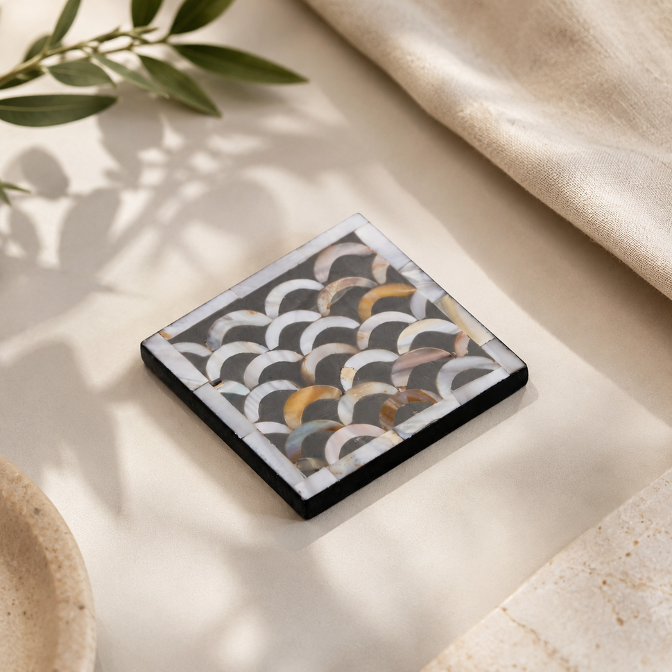 Max Mother of Pearl Inlay Coaster