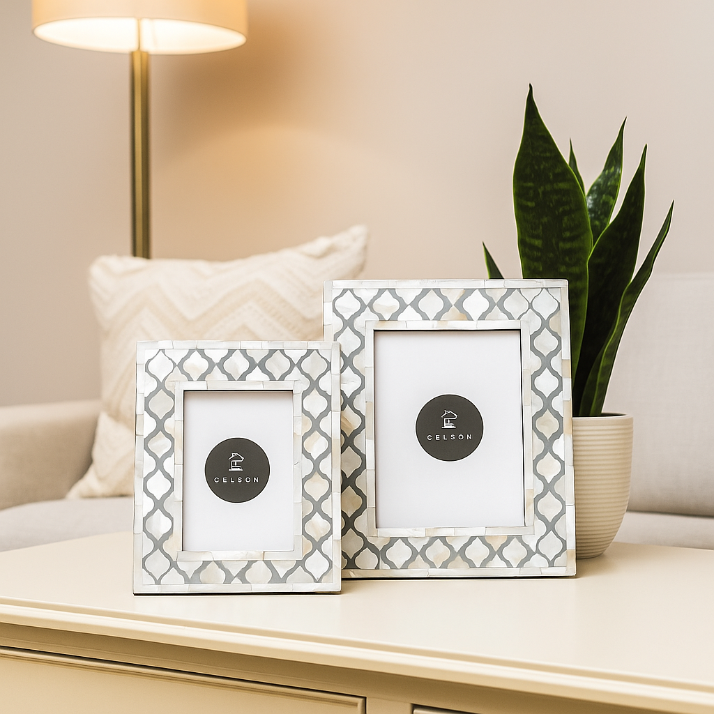 Harley Mother of Pearl Inlay Photo Frame